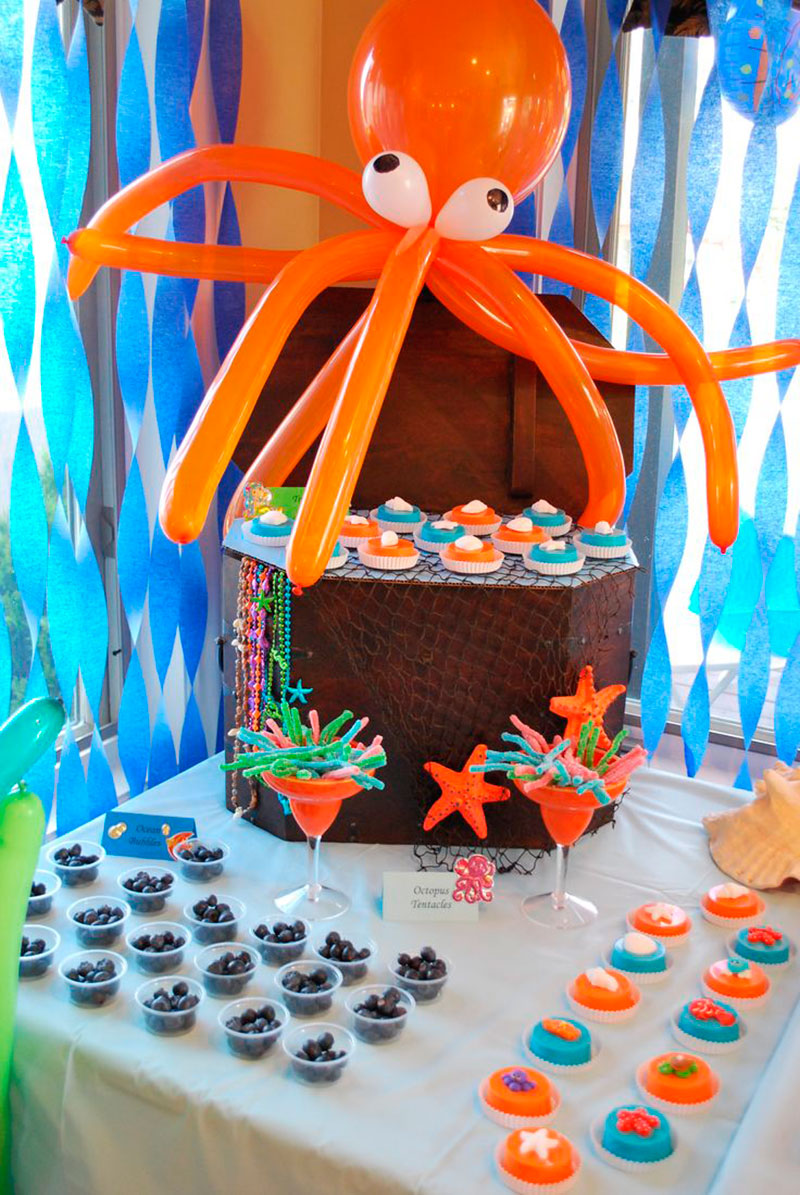 ideias decoração fundo do mar luxo menina