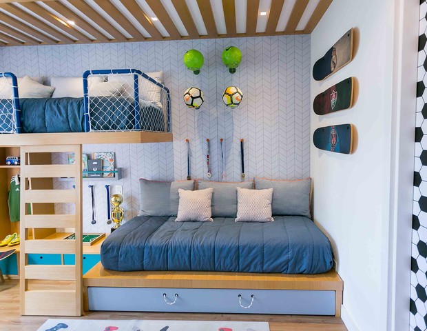 decoração futebol quarto