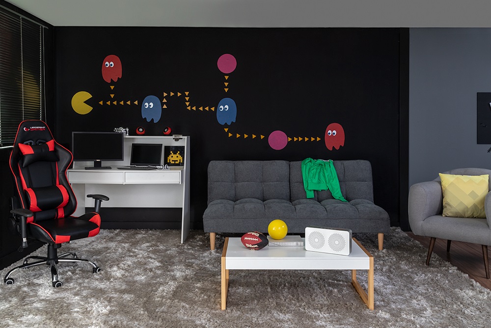 decoração nerd para sala