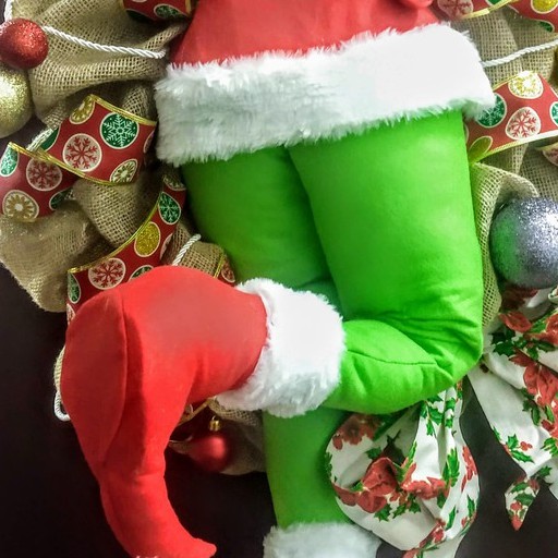 diy decoração grinch