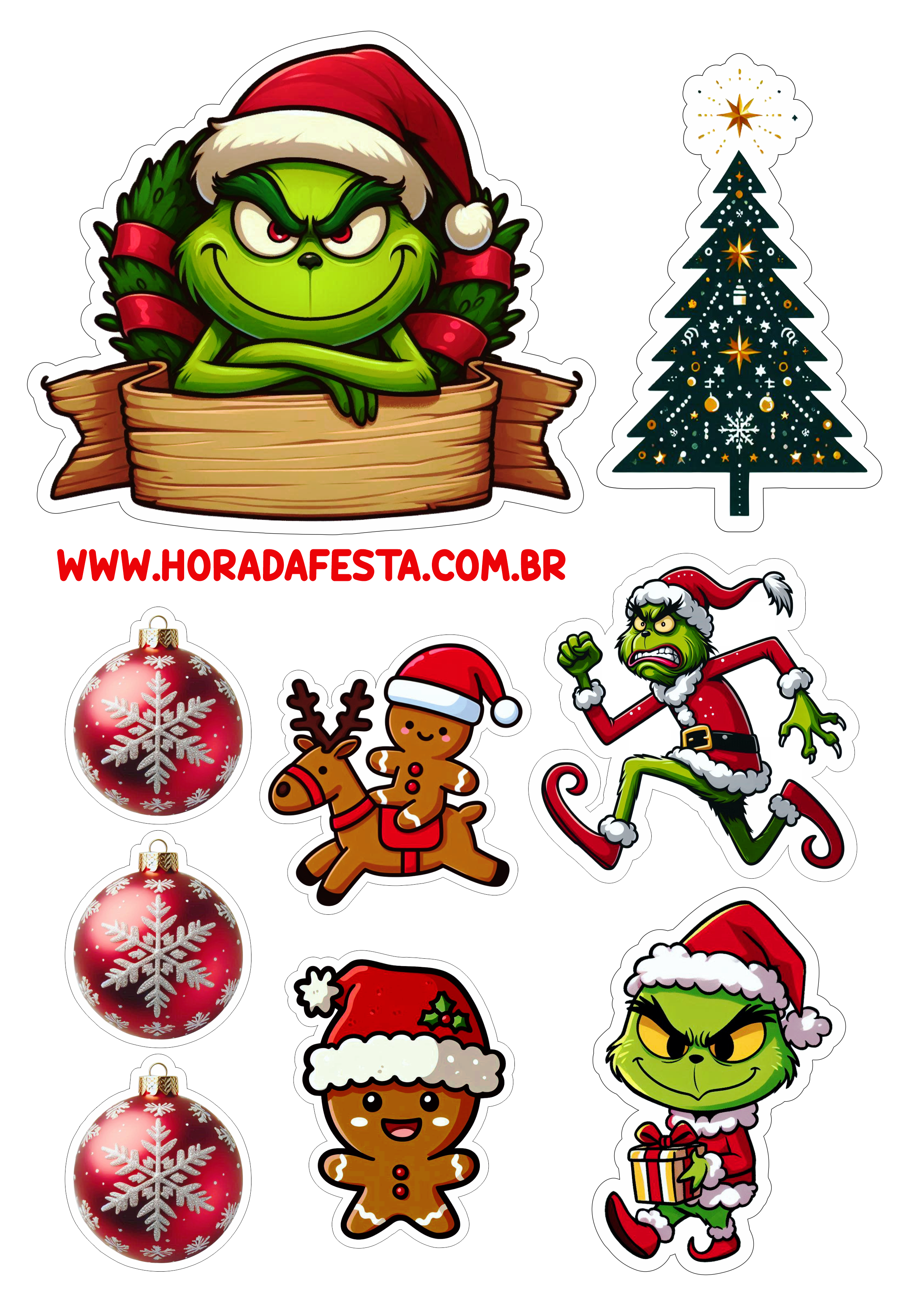 onde comprar decoração grinch