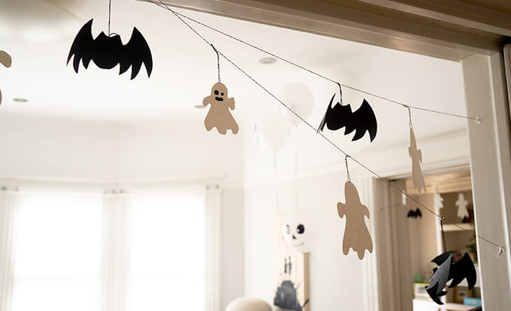 ideias criativas de decoração de halloween para sala