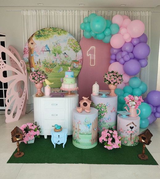 como criar um jardim encantado para festa infantil