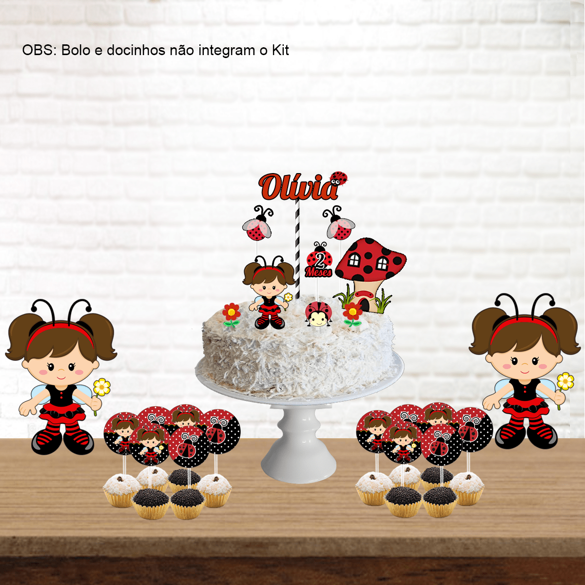 decoração joaninha vs decoração borboleta qual escolher