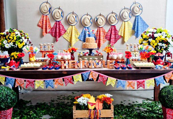 ideias de decoração junina infantil criativas