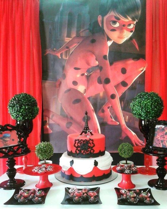 decoração ladybug vs cat noir qual escolher