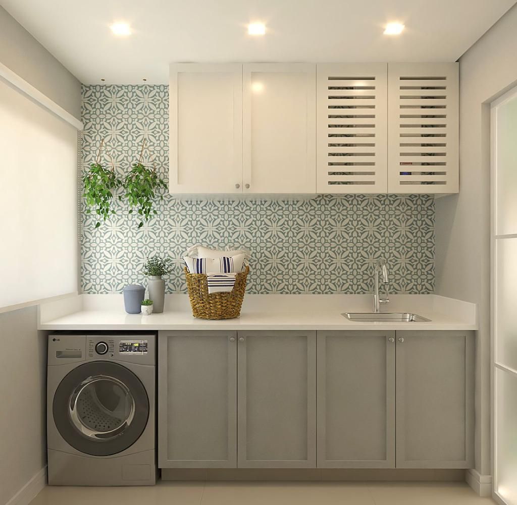decoração lavanderia