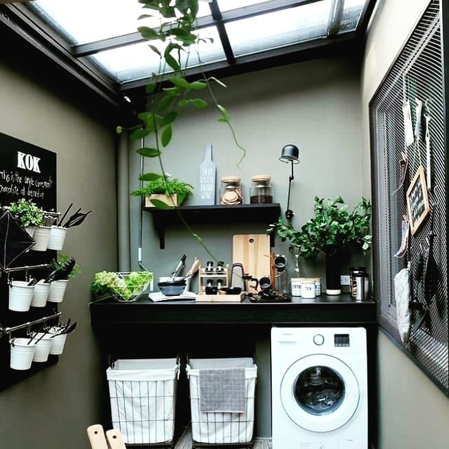 decoração lavanderia
