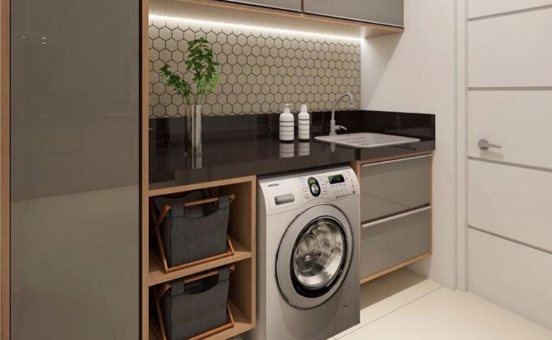 decoração lavanderia