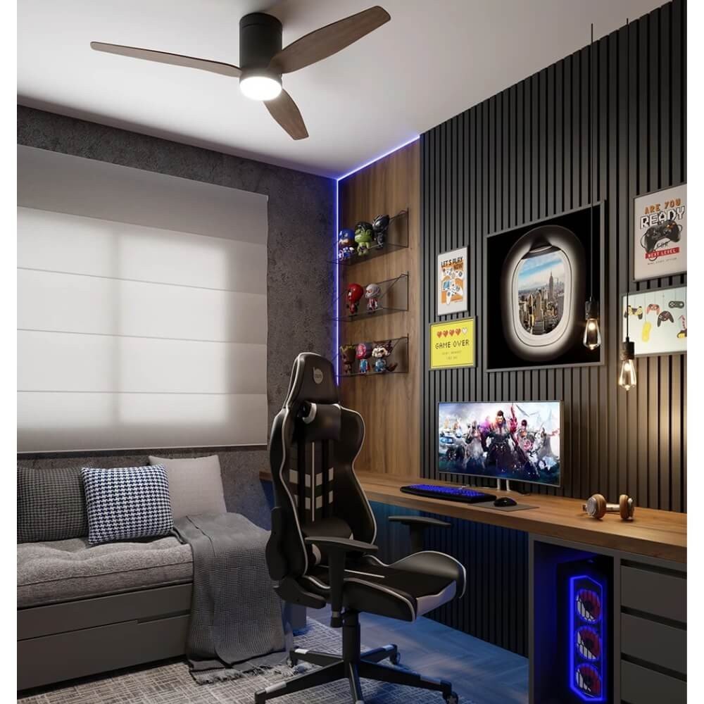 melhores ideias decoração quarto gamer league of legends