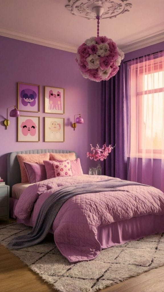 erros comuns ao usar roxo e lilás na decoração