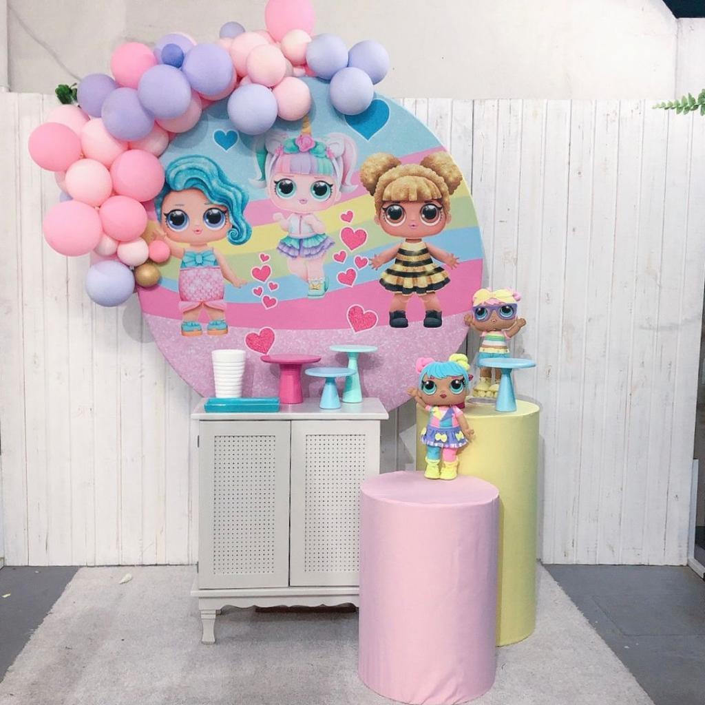 decoração lol surprise simples