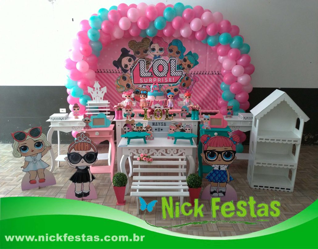 decoração lol surprise luxo