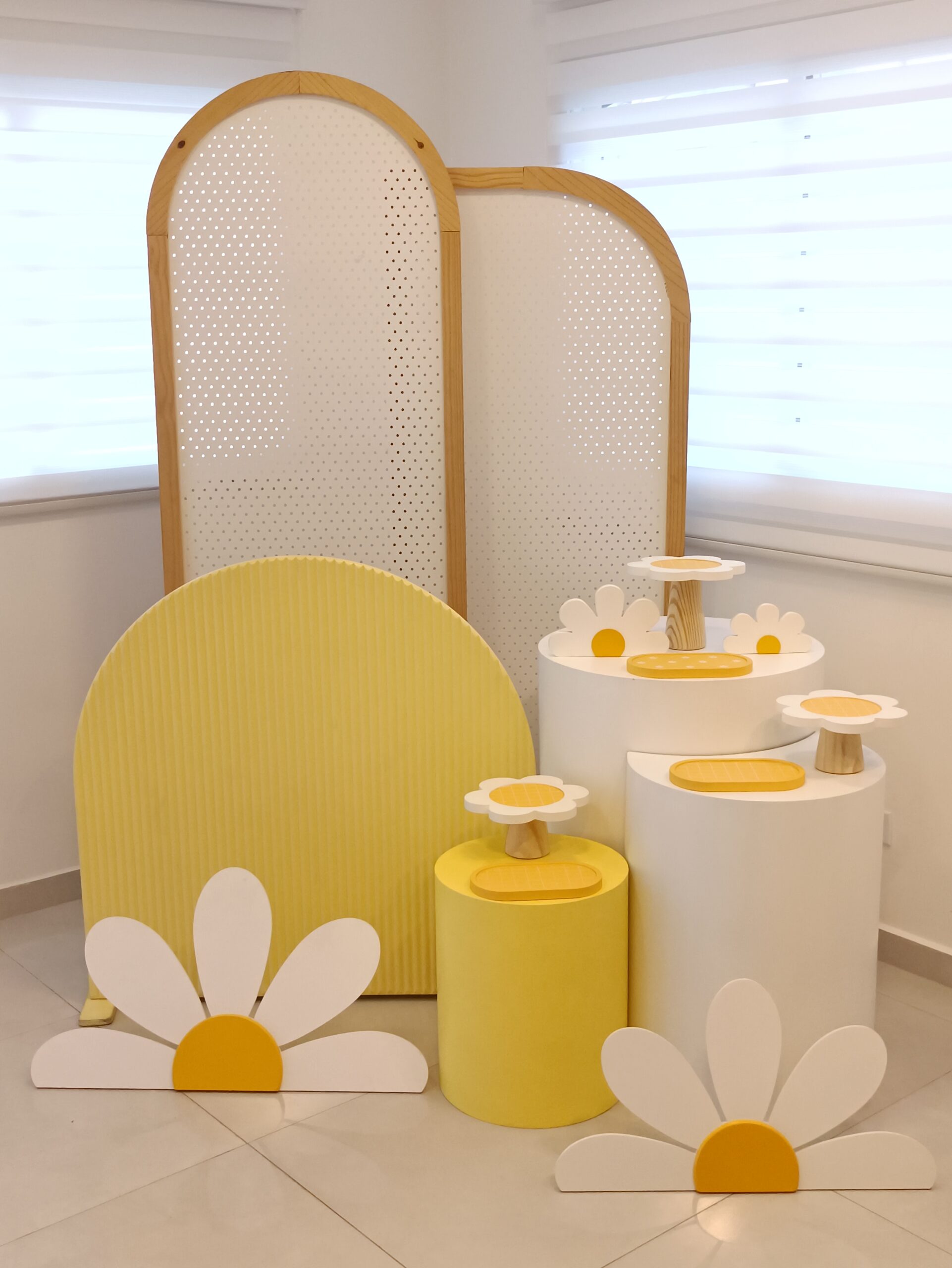 decoração margarida simples