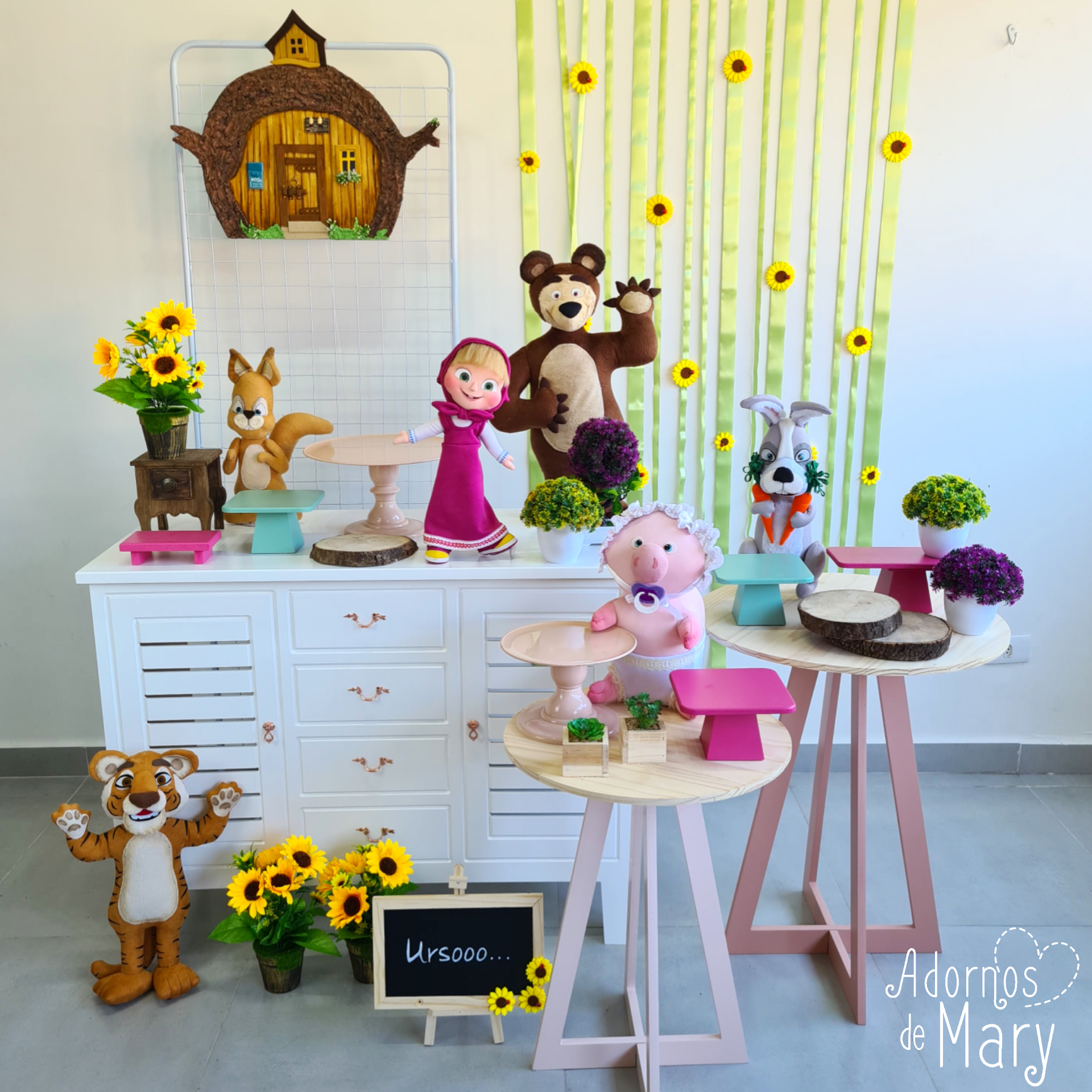 kit pegue e monte Masha e Urso