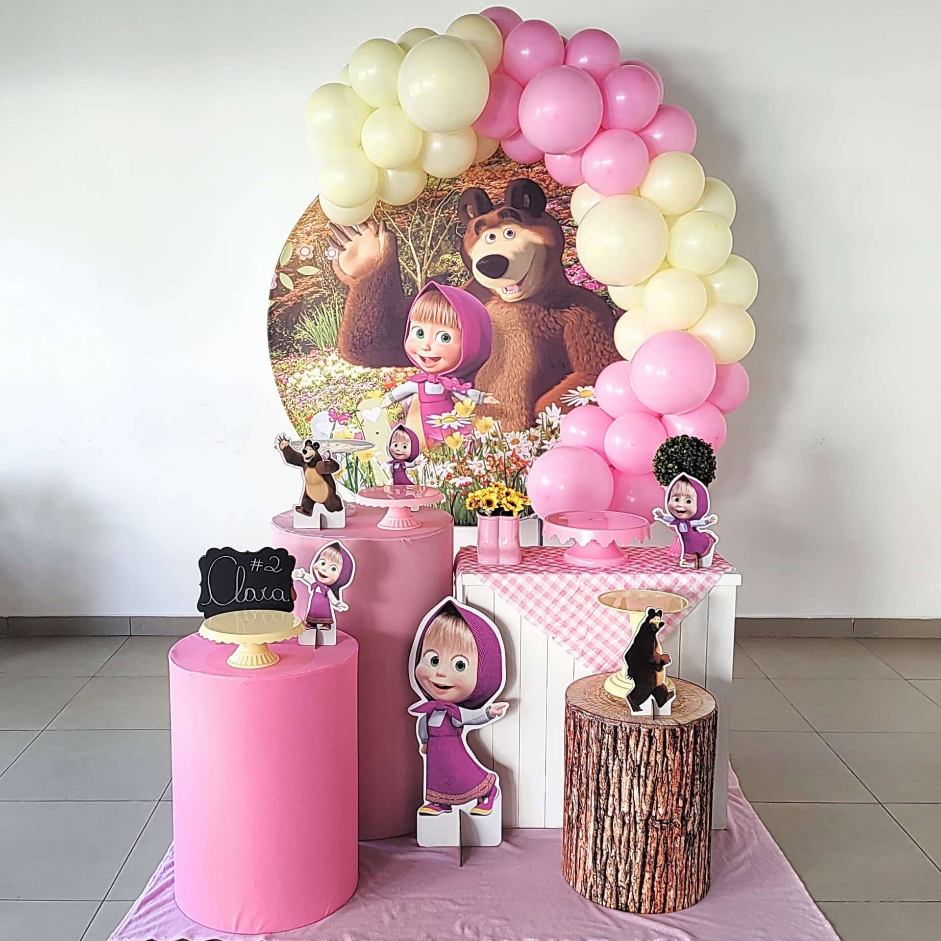 tema Masha e Urso festa infantil