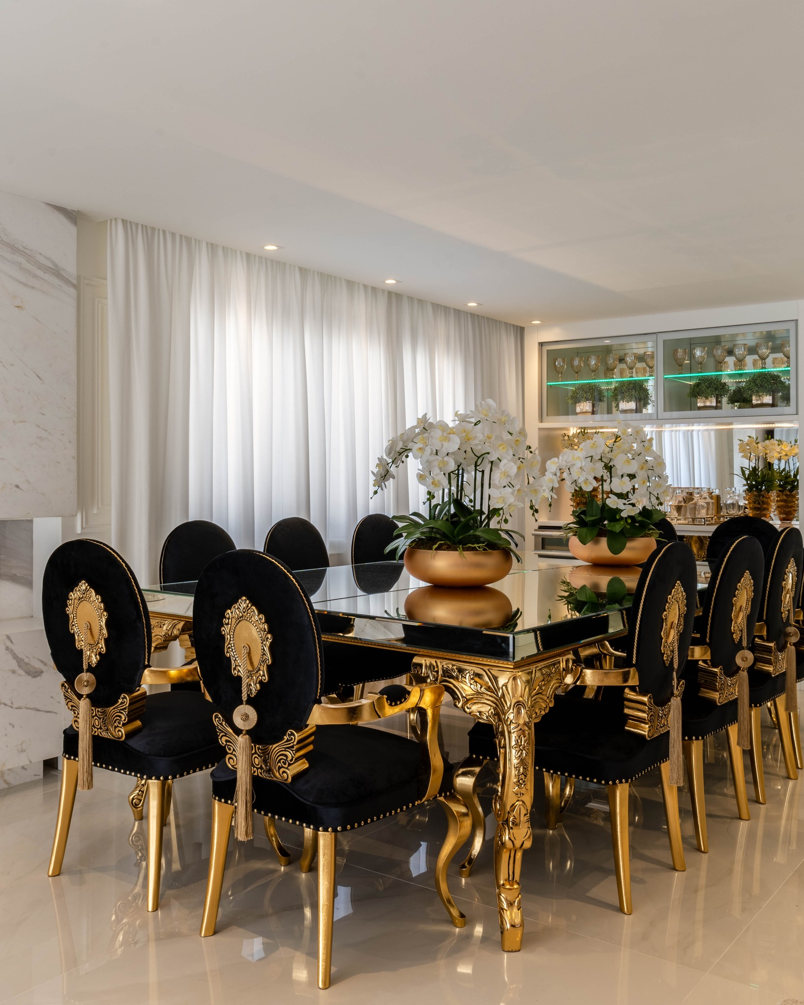 luminária pendente para mesa de jantar preta