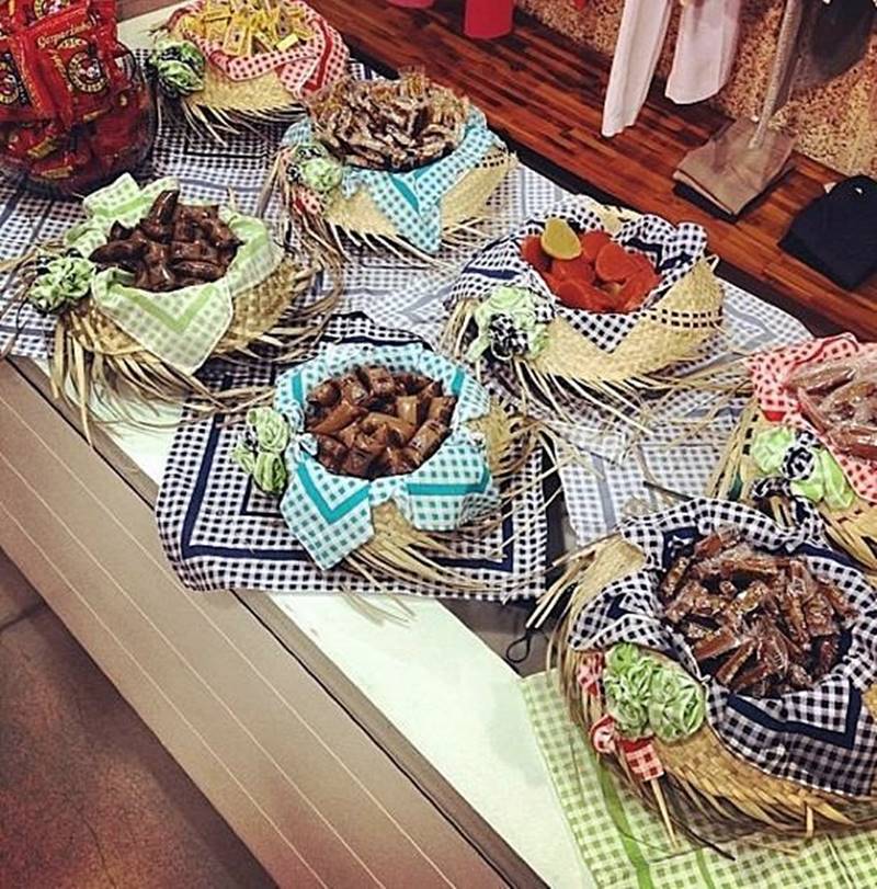 mesa junina criativa