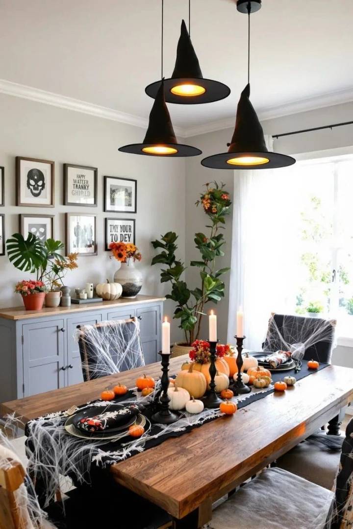 mesa de halloween sofisticada vs divertida