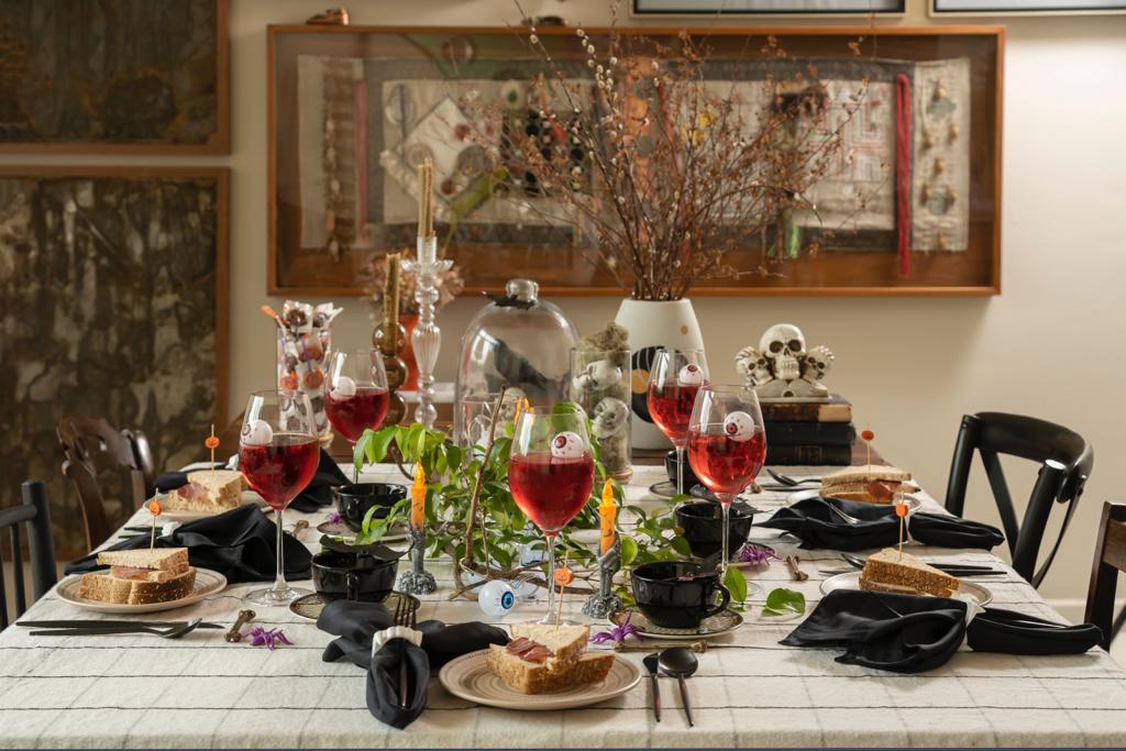 ideias criativas para mesa de halloween