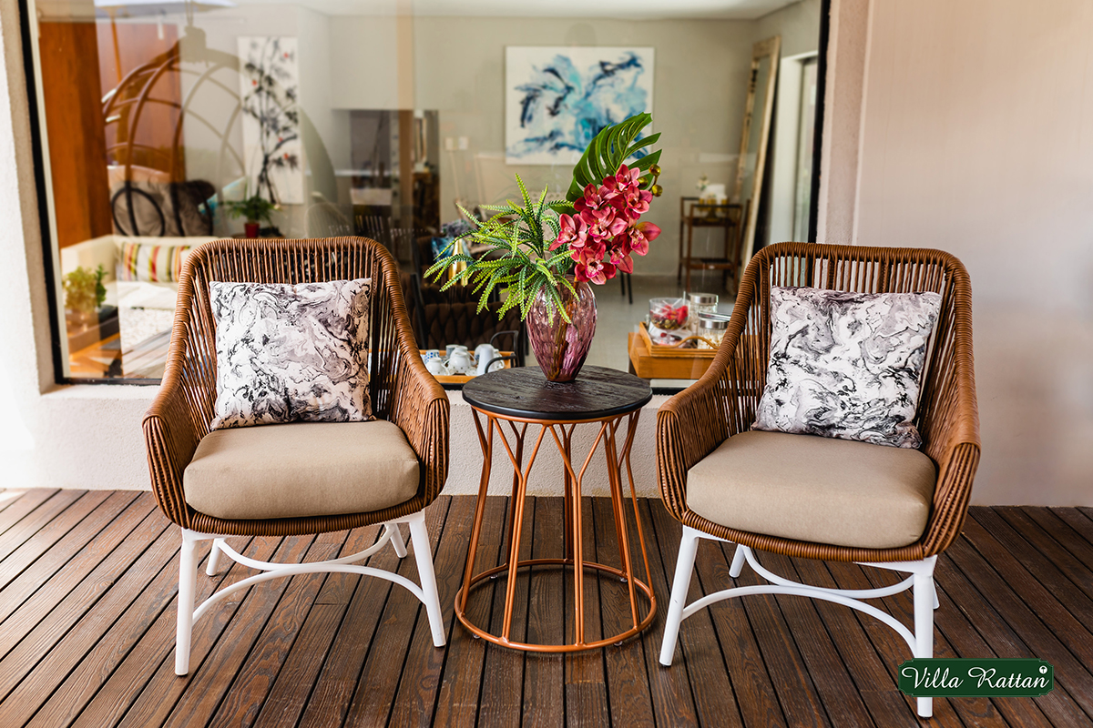 decoração mesa lateral sala de estar