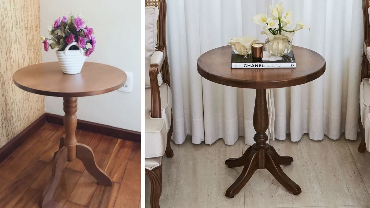 preço médio mesa lateral de luxo para sala