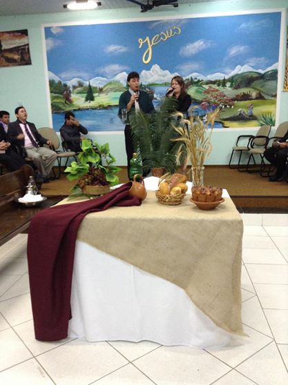 ideias criativas decoração mesa santa ceia