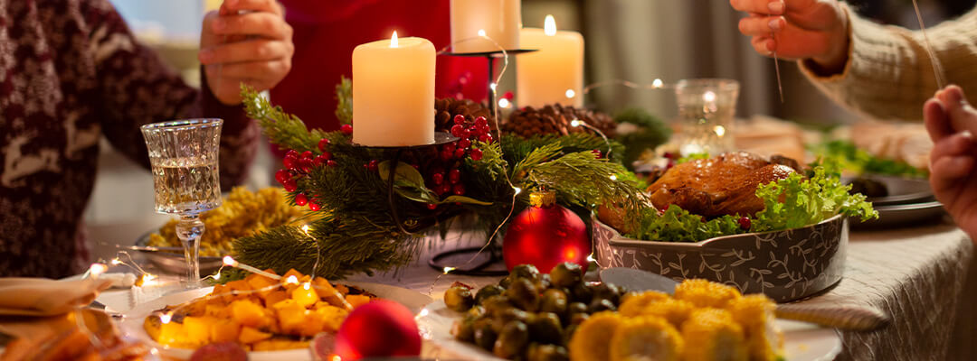 como economizar decoração mesa santa ceia