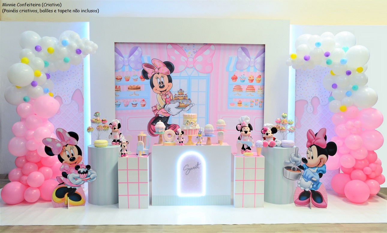 Minnie Confeiteira Personalizada