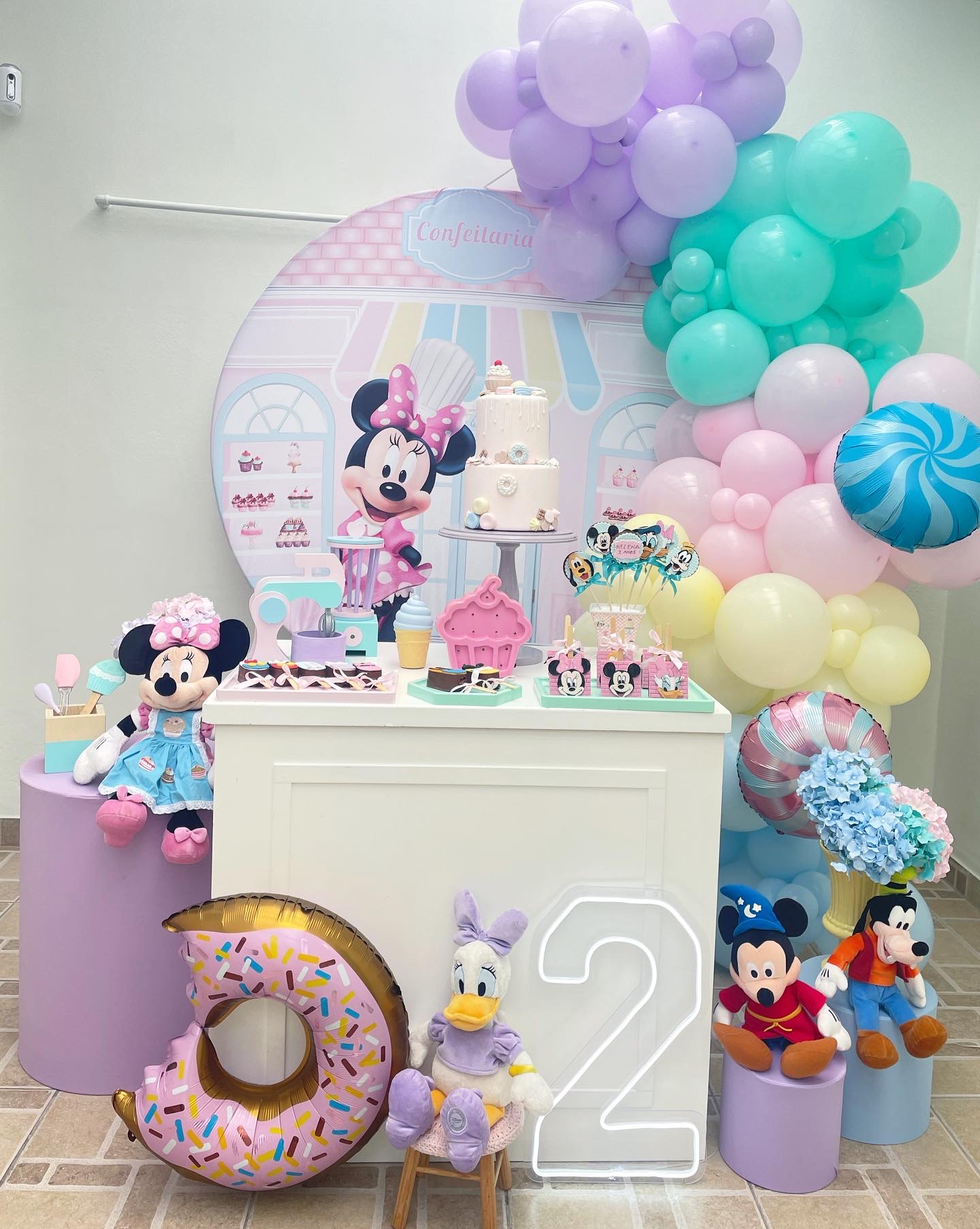 Kit Festa Minnie Confeiteira Completo