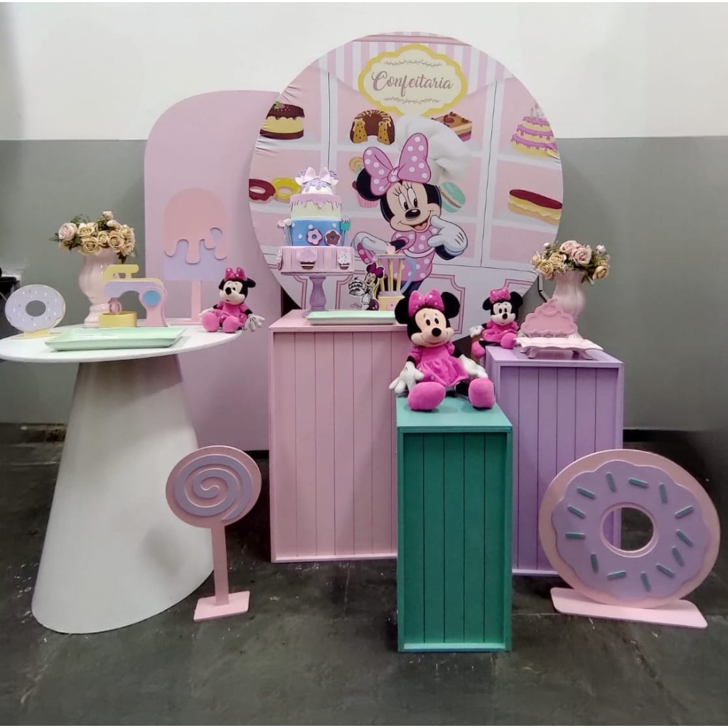 Festa Minnie Confeiteira 1 ano