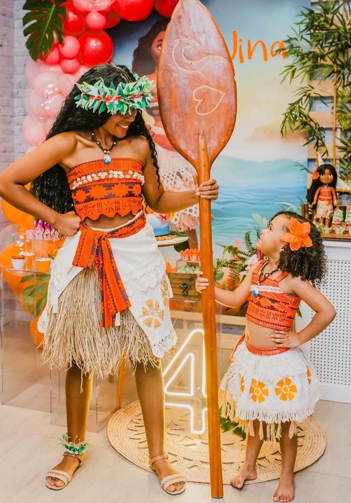 decoração moana adulta