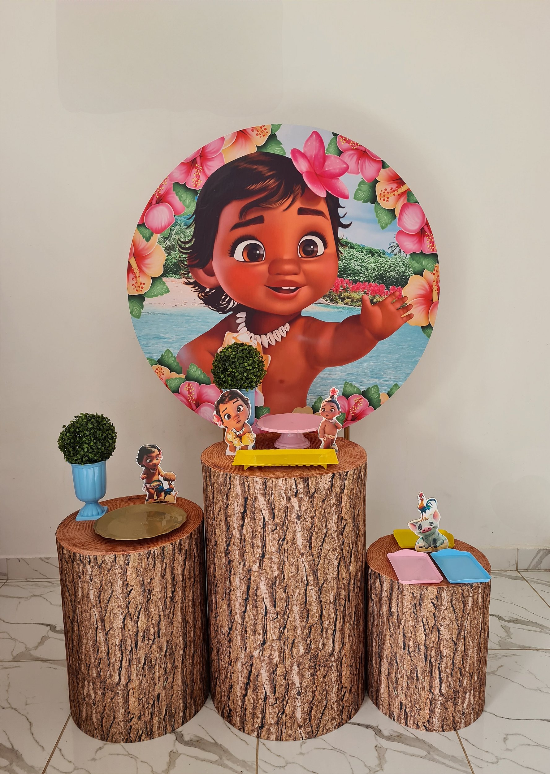 elementos naturais decoração moana