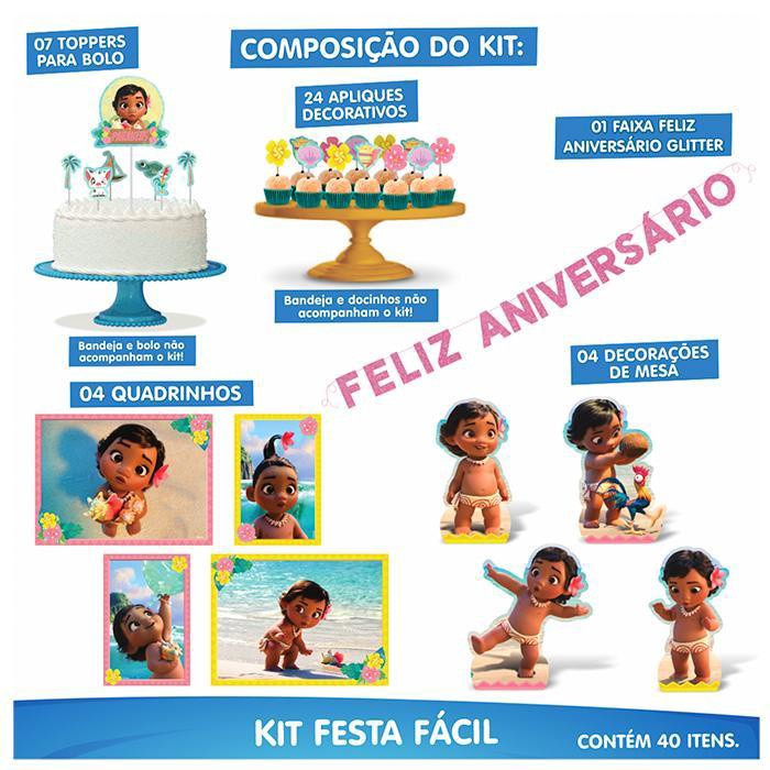 festa moana baby DIY