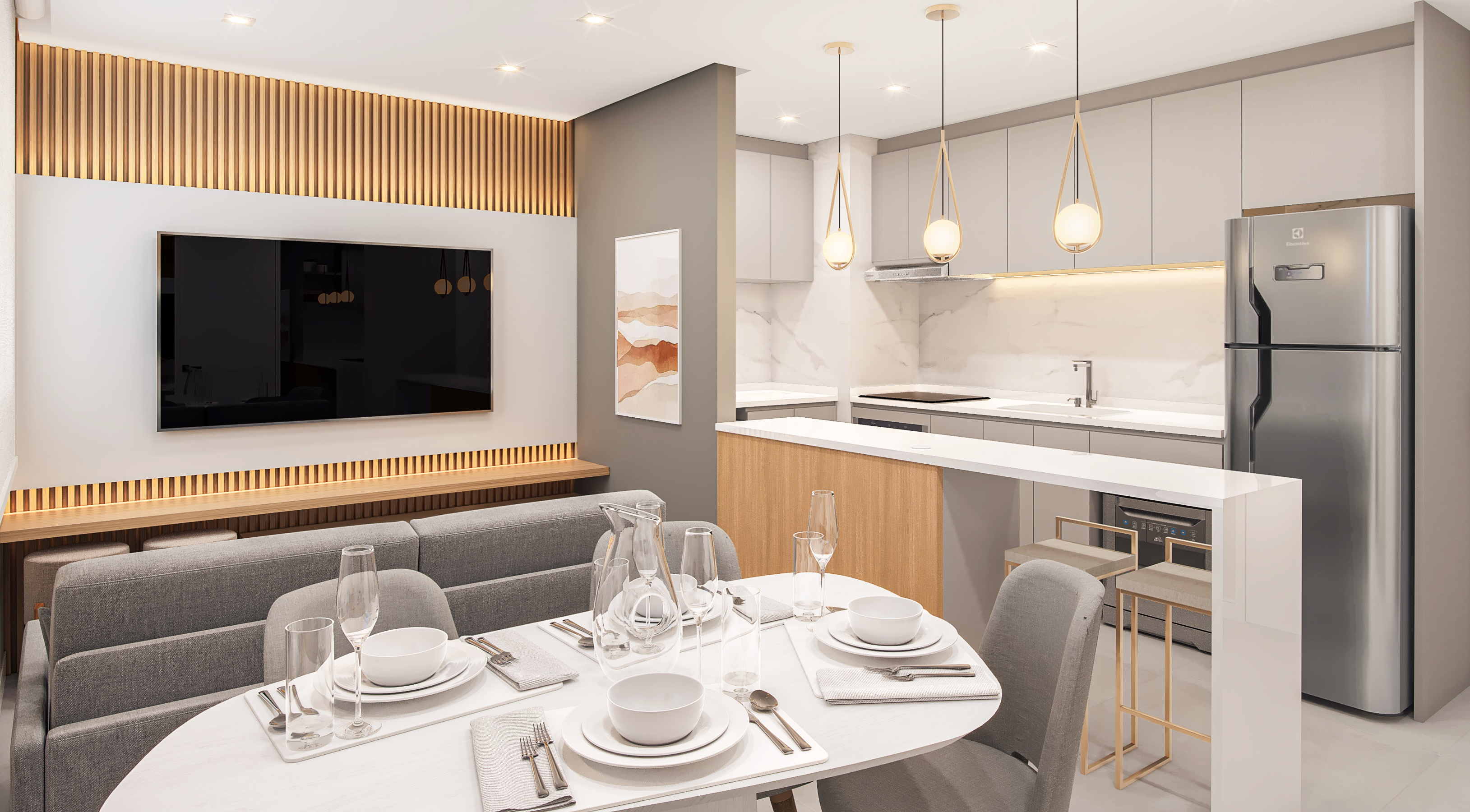 erros comuns decoração apartamento moderno