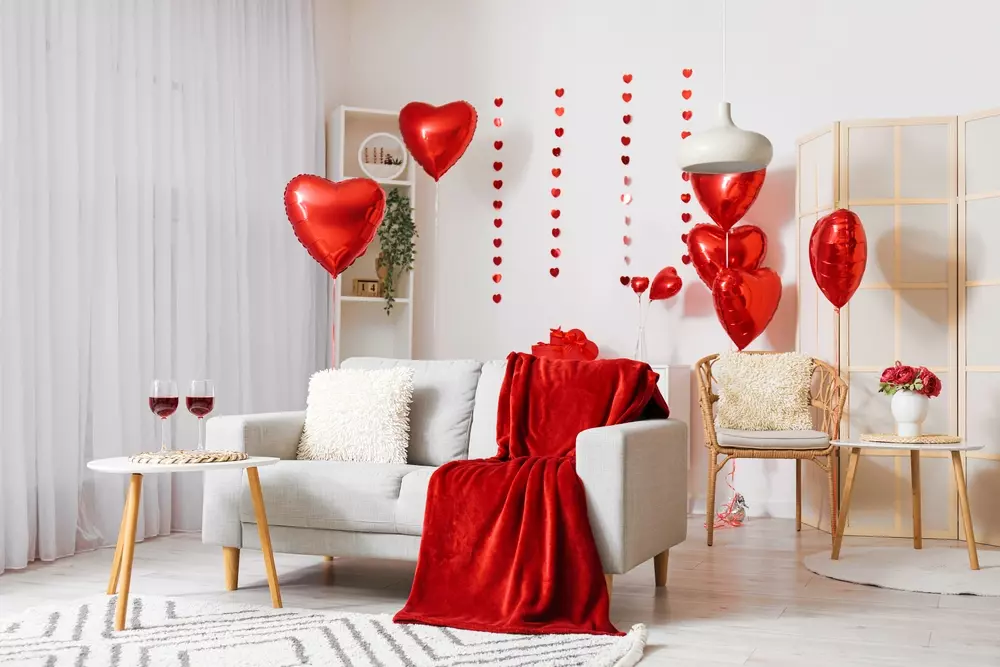 pétalas de rosa decoração