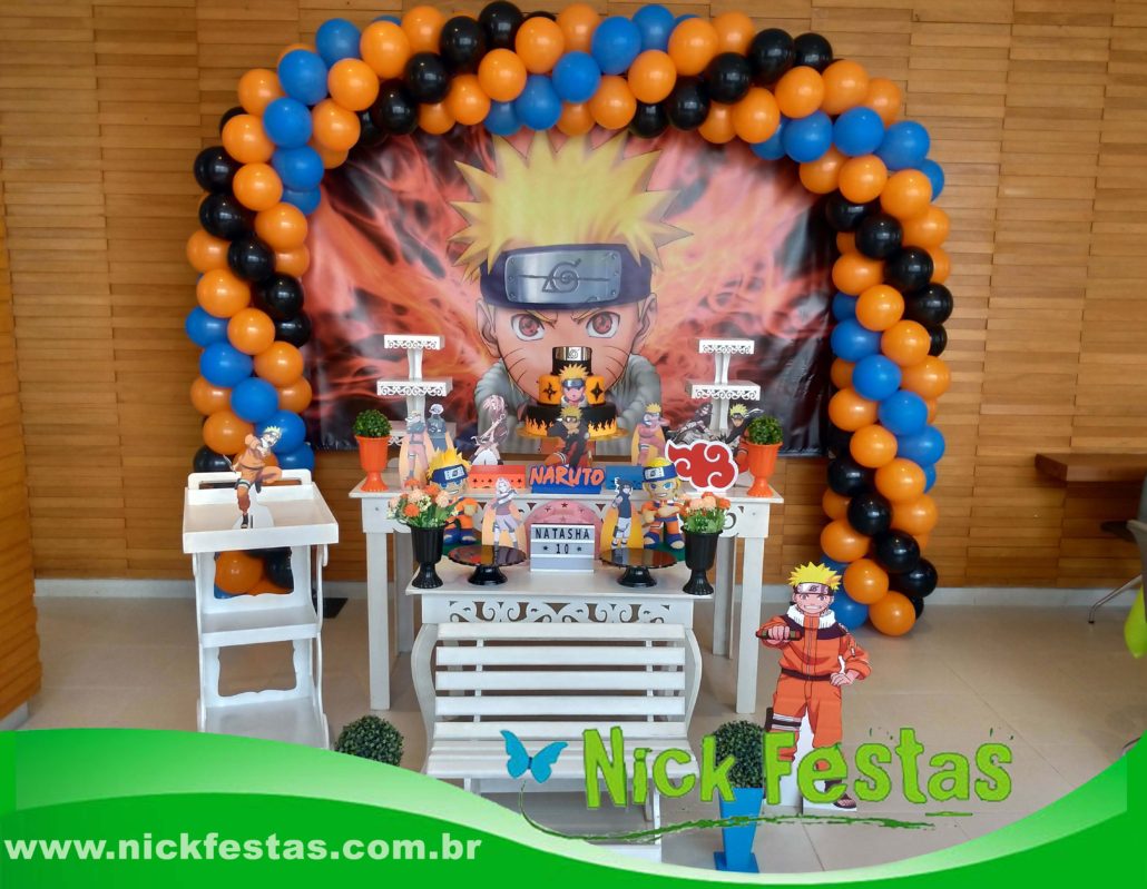 evitar decoração naruto infantilizada