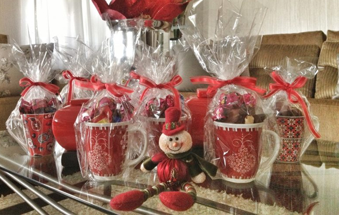 decoração natal padaria artesanal versus moderna