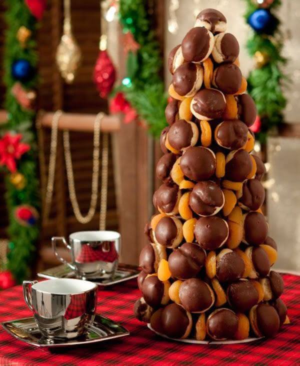 decoração natal padaria artesanal versus moderna