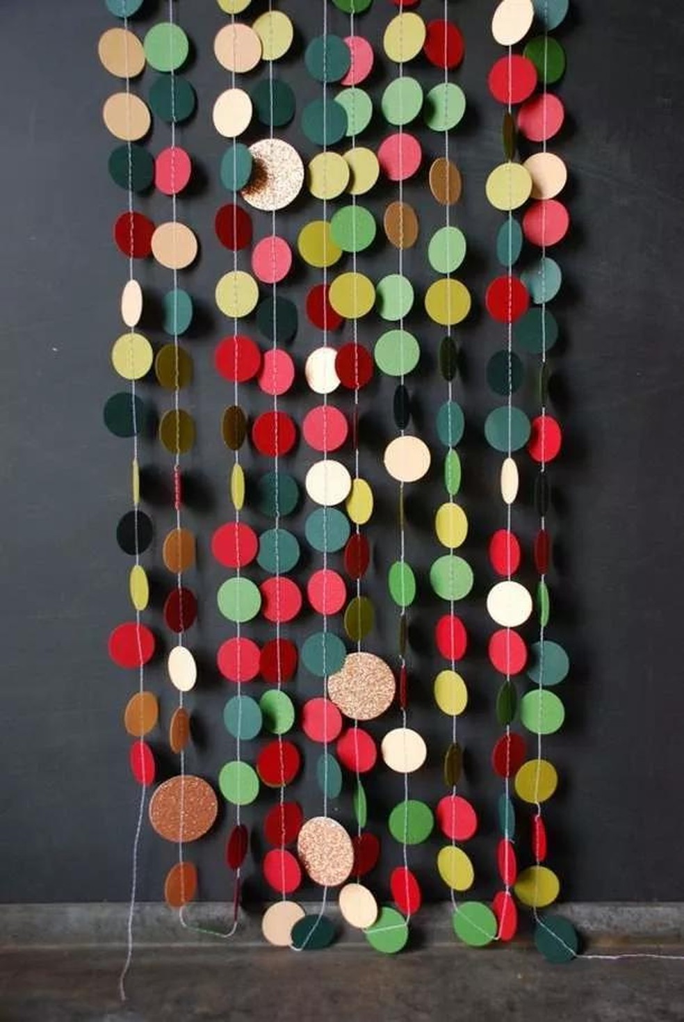 decoração de natal com materiais reciclados