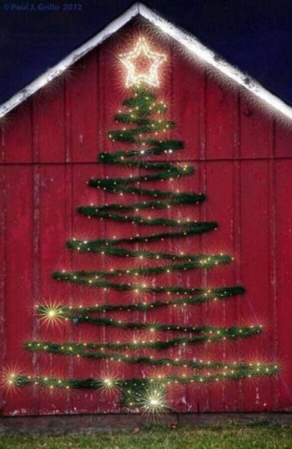 10 ideias criativas decoração natalina área externa