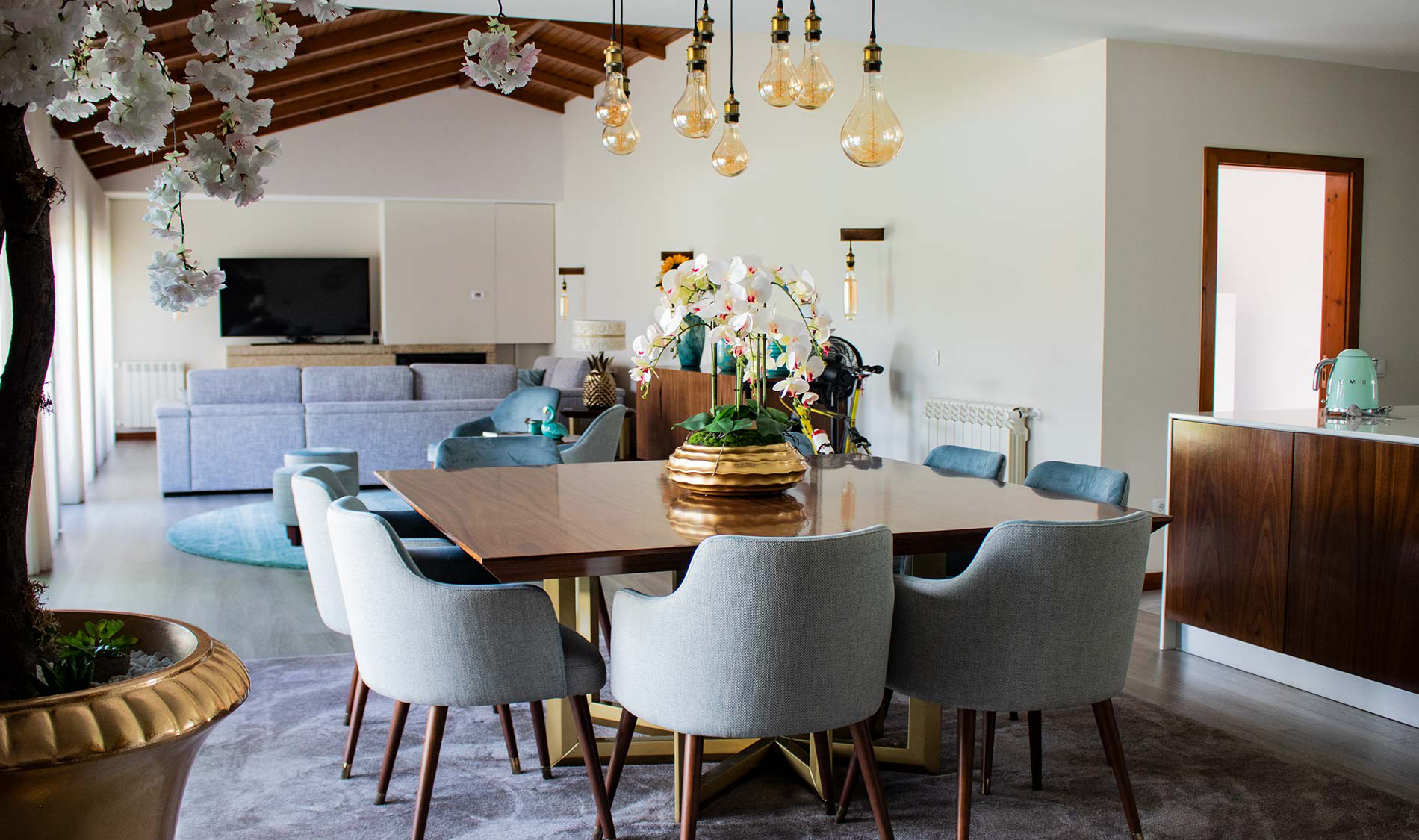 ideias criativas decoração open house