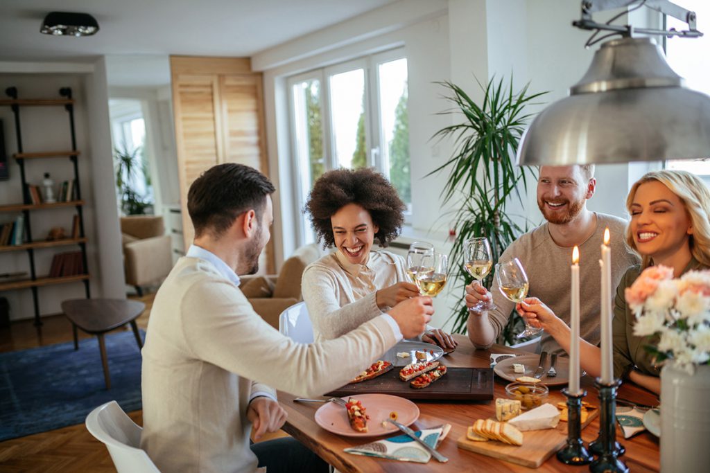 open house vs chá de panela decoração