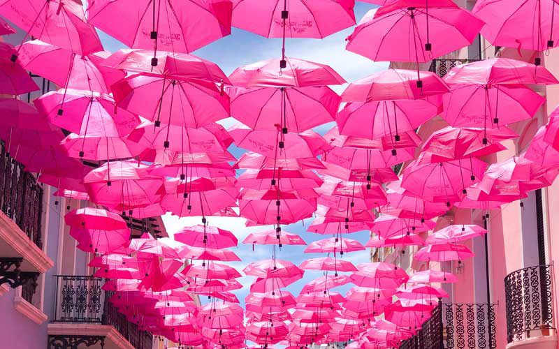 ideias criativas decoração outubro rosa com balões