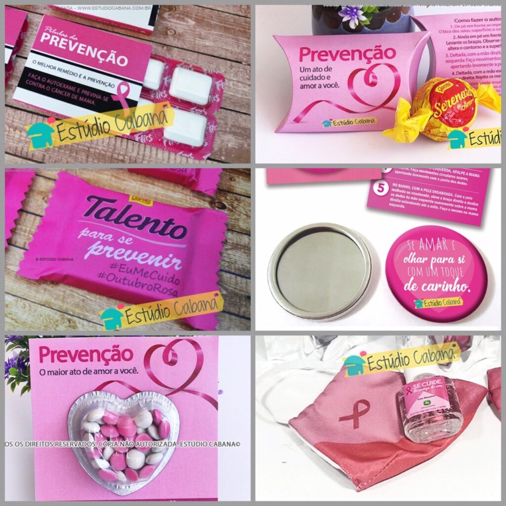 balões de látex vs balões metalizados para outubro rosa