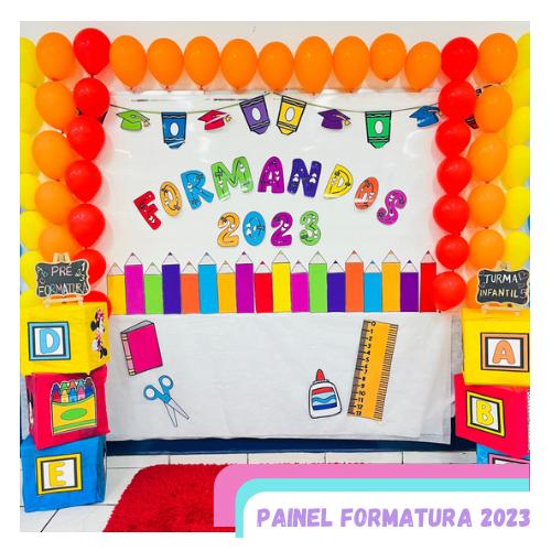 quanto custa painel formatura infantil personalizado