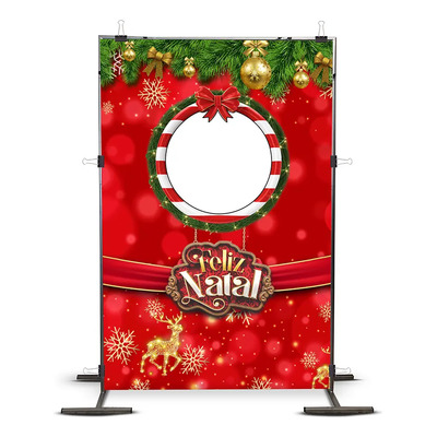 painel de natal rústico