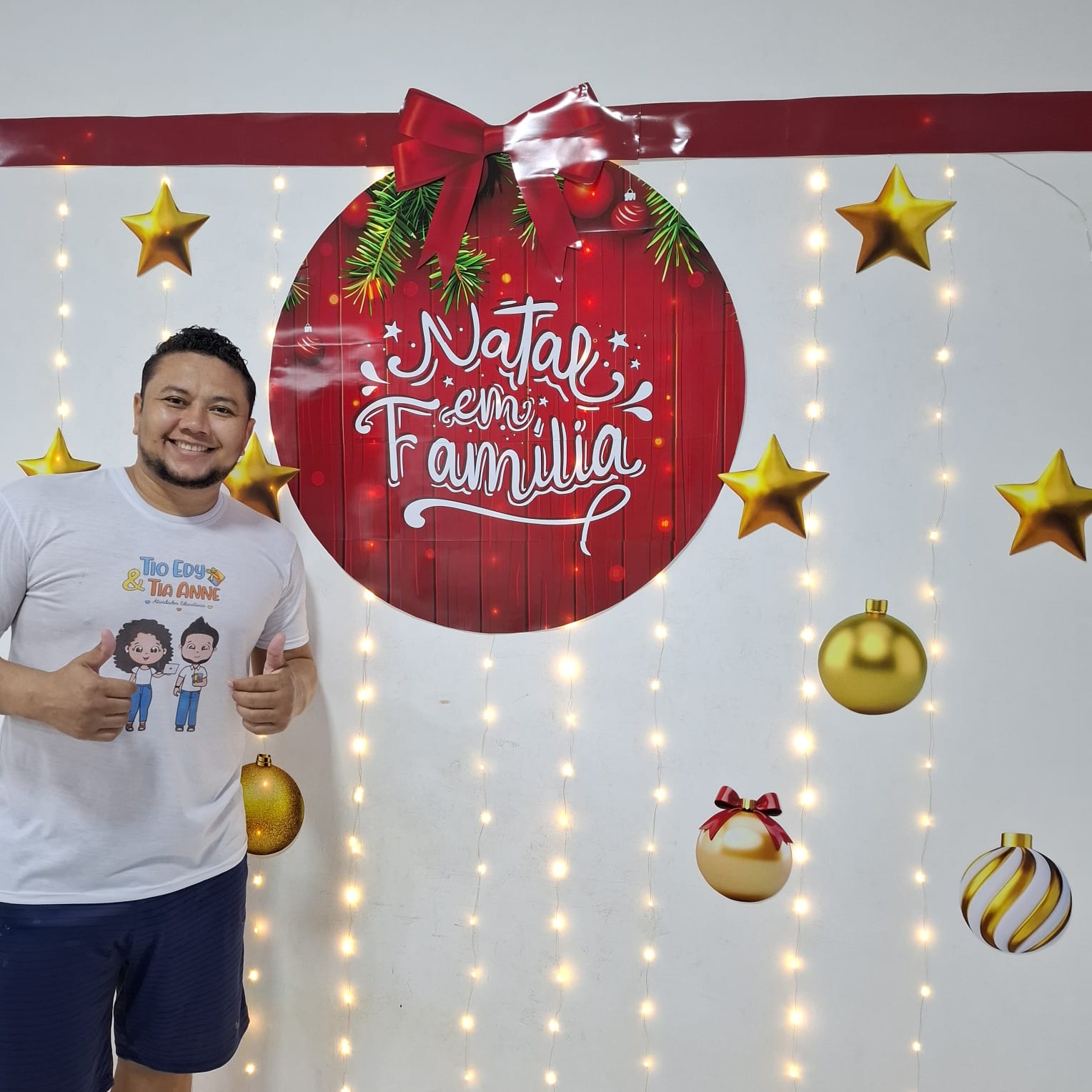 decoração de natal para estúdio fotográfico