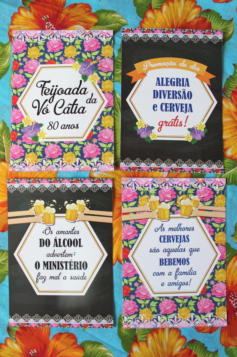 decoração feijoada de domingo