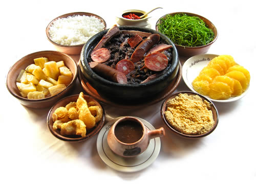 decoração mesa feijoada
